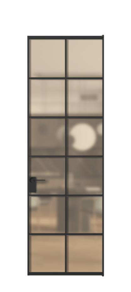 Алюминиевая дверь АЛПЛ040.05 Алюминий Черный Сатинированное оранжевое стекло, триплекс. Без короба чер Цена 144470 Стоимость комплекта двери включает: 1. Полотно (600/650/700/750/800/850/900/950*2000-2400 мм).
2. Короб
3. Комплект фурнитуры (2 торцевые петли и магнитный замок с ответной планкой). Фабрика дверей Волховец 8 (800) 551 43 19 Алюминиевая дверь АЛПЛ040.05 Алюминий Черный Сатинированное оранжевое стекло, триплекс Цена 144470 | Volhovec