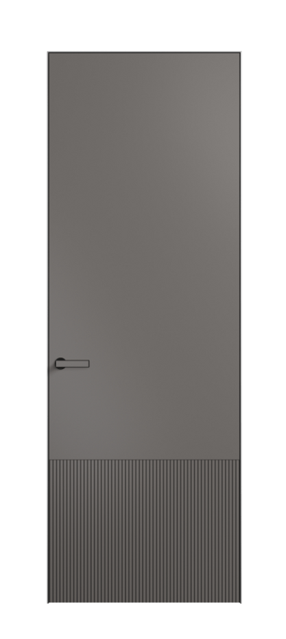 Межкомнатная дверь Вельвет АКП 8202 Матовый классический серый. Цена 70469  | Volhovec