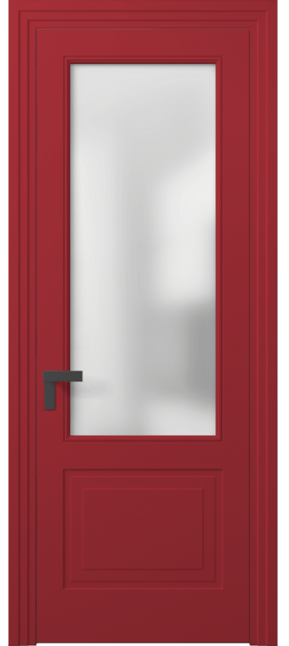 Межкомнатная дверь Rocca 8352 Матовый белоснежный Сатинированное стекло Цена 107899 ₽ | Volhovec