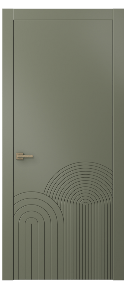 Межкомнатная дверь Линия АКП 8059 Матовый оливковый тёмный  Цена 63299 ₽ | Volhovec