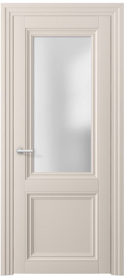 Дверь межкомнатная Центро 2524 ПЭТ пудровый бежевый Сатинированное стекло Каскадный наличник ПЭПБ Цена 39749 ₽ Наличники уже входят в базовый комплект. Фабрика дверей Волховец 8 (800) 551 43 19 Межкомнатная дверь Центро 2524 ПЭТ пудровый бежевый Сатинированное стекло Цена 39749 ₽ | Volhovec