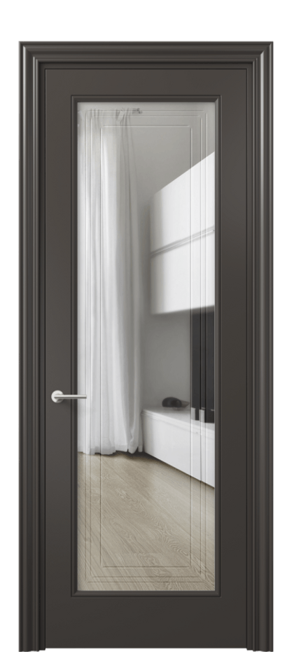 Дверь межкомнатная Маскот 8400 Матовый антрацит Прозрачное стекло с гравировкой "Грани", триплекс Фигурный наличник МАН Цена 66824 ₽ Наличники уже входят в базовый комплект. Фабрика дверей Волховец 8 (800) 551 43 19 Межкомнатная дверь Маскот 8400 Матовый антрацит Прозрачное стекло с гравировкой "Грани", триплекс Цена 66824 ₽ | Volhovec