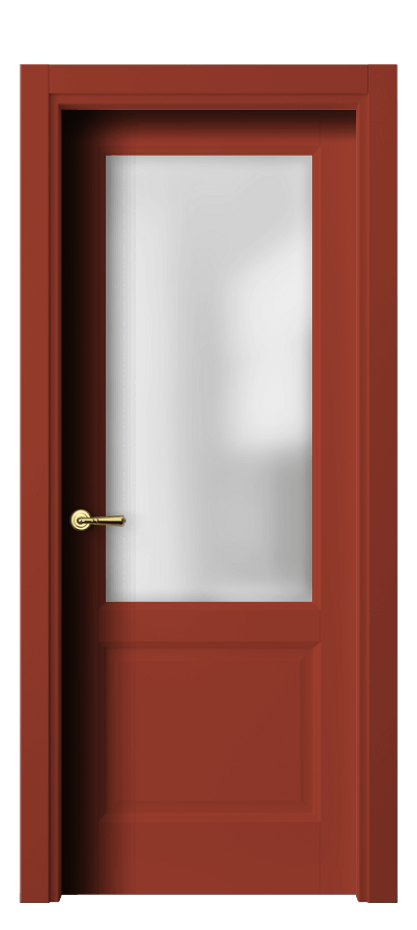 Межкомнатная дверь Galant 1422 Матовый белоснежный Сатинированное стекло Цена 13828220 so'm | Volhovec