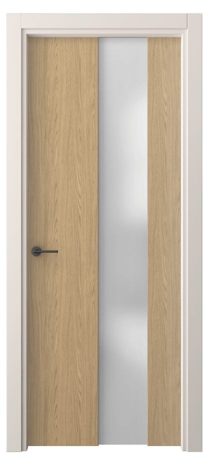 Межкомнатная дверь Freedom 4226 Жемчужный дуб Сатинированное стекло Цена 40799 ₽ | Volhovec