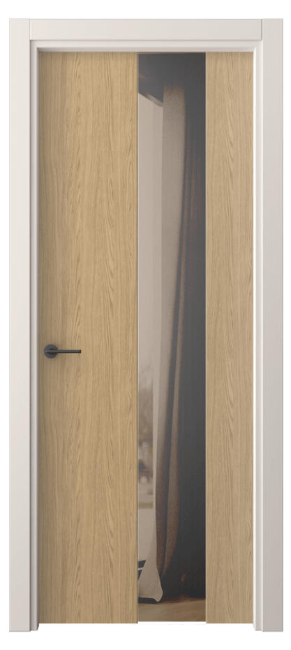 Межкомнатная дверь Фридом 4226 Жемчужный дуб Двустороннее бронзовое зеркало, триплекс Цена 42799 ₽ | Volhovec