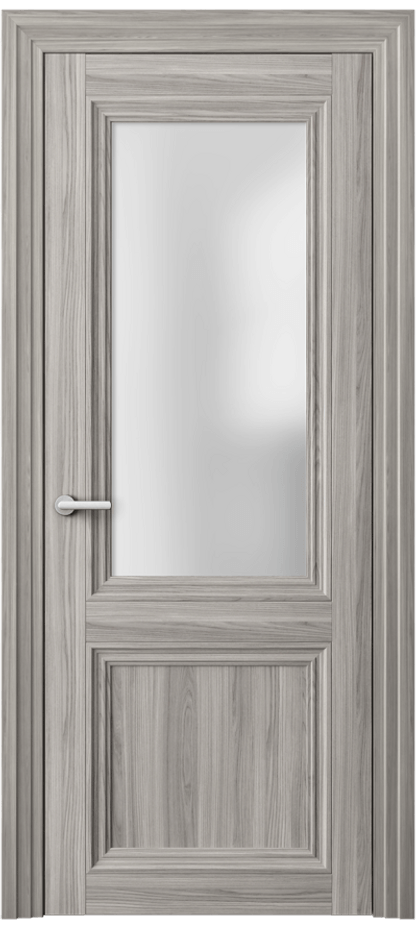 Межкомнатная дверь Центро 2524 Имбирный ясень Сатинированное стекло Цена 50899 ₽ | Volhovec