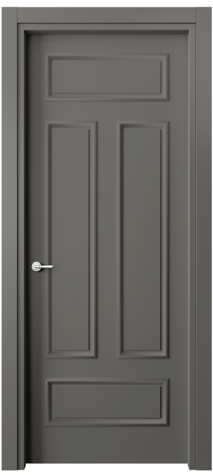 Межкомнатная дверь Paris 8143 Матовый классический серый  Цена 80999 ₽| Volhovec