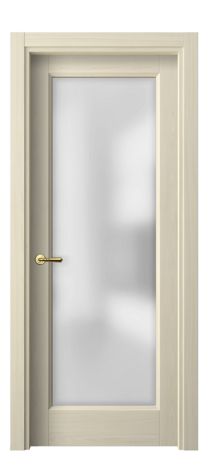Межкомнатная дверь Галант 1402 Молочный ясень Сатинированное стекло Цена 36399 ₽ | Volhovec