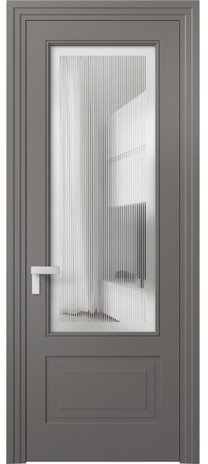 Дверь межкомнатная Рокка 8342 Матовый классический серый Сатинированное с гравировкой "Каннелюры", триплекс Каскадный компланарный наличник МКЛС Цена 91899 ₽ Наличники уже входят в базовый комплект. Фабрика дверей Волховец 8 (800) 551 43 19 Межкомнатная дверь Рокка 8342 Матовый классический серый Сатинированное с гравировкой "Каннелюры", триплекс Цена 91899 ₽ | Volhovec