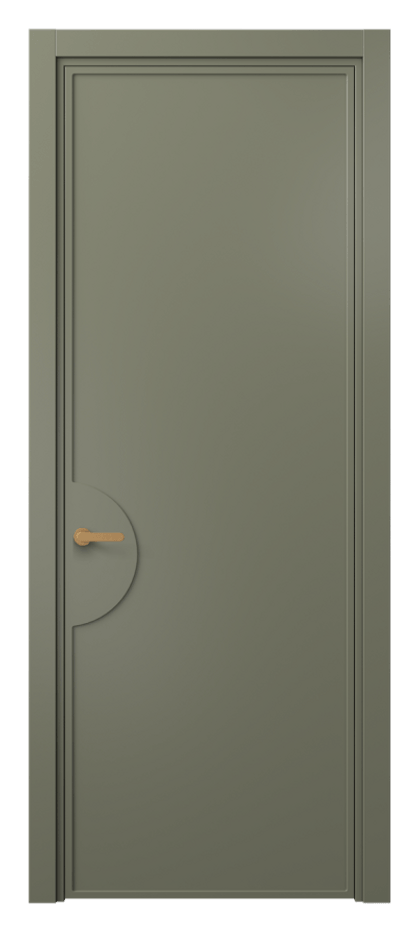 Межкомнатная дверь Фрэйм 8604 Матовый оливковый тёмный  Цена 54899 ₽ | Volhovec