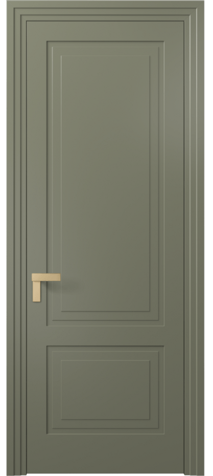 Межкомнатная дверь Рокка 8351 Матовый оливковый тёмный  Цена 79899 ₽ | Volhovec