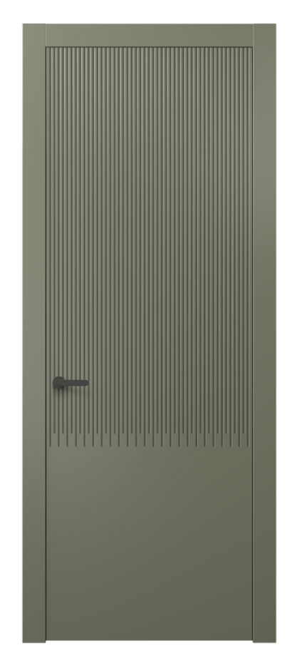 Межкомнатная дверь Дюна АКП 8627 Матовый оливковый тёмный  Цена 53499 ₽ | Volhovec