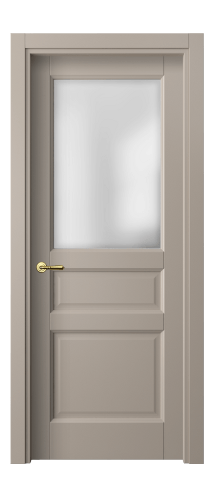 Межкомнатная дверь Галант 1432 Матовый бисквитный Сатинированное стекло Цена 52399 ₽ | Volhovec