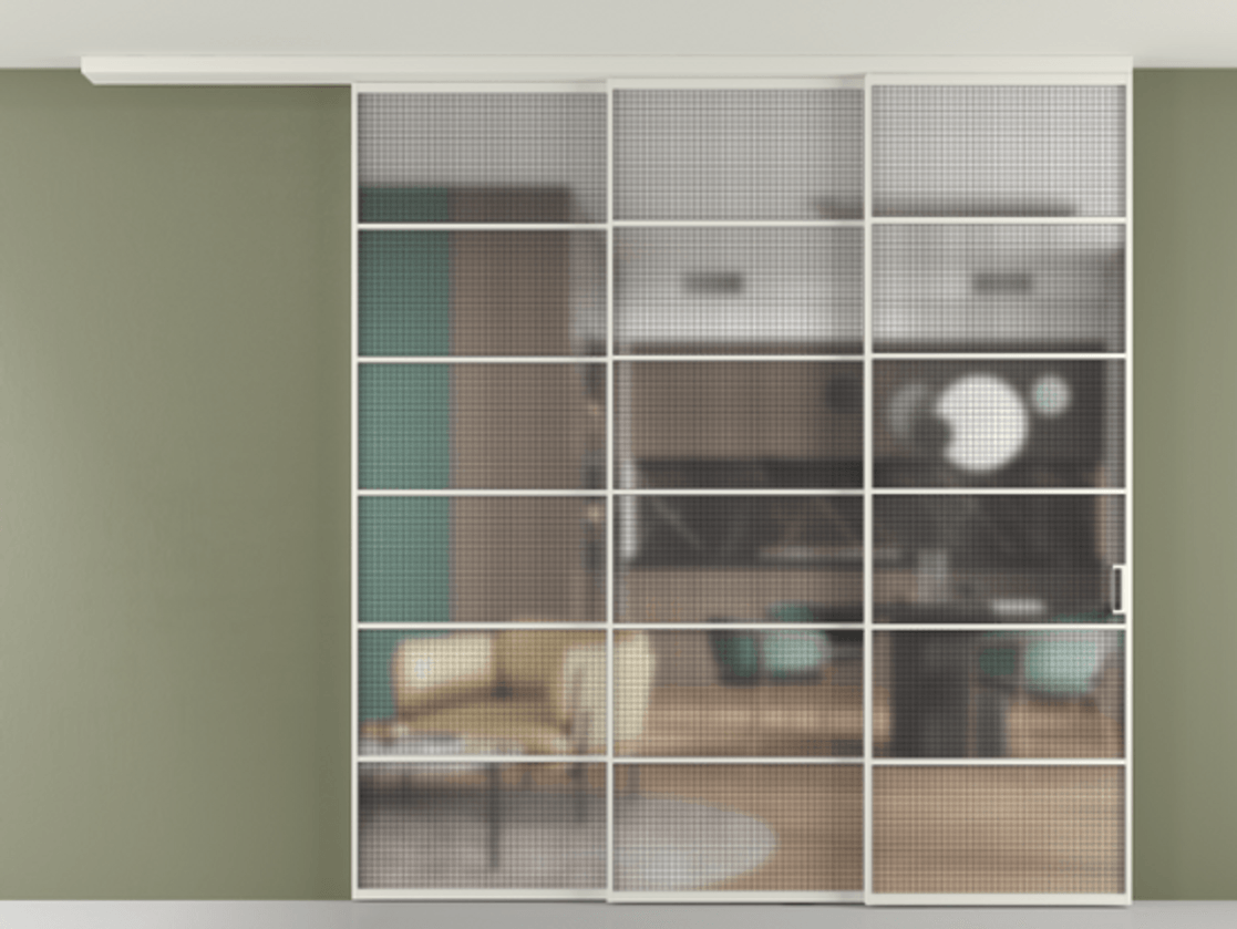 Перегородка Formato вдоль стены на потолок телескопик синхро 3 #VENDORCODE# #FURNISH# #GLASS# Цена #PRICE# #CURRENCY# | Volhovec