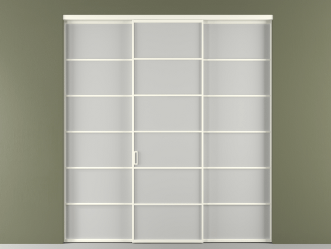 Перегородка Formato внутри проема трёхстворчатая #VENDORCODE# #FURNISH# #GLASS# Цена #PRICE# #CURRENCY# | Volhovec