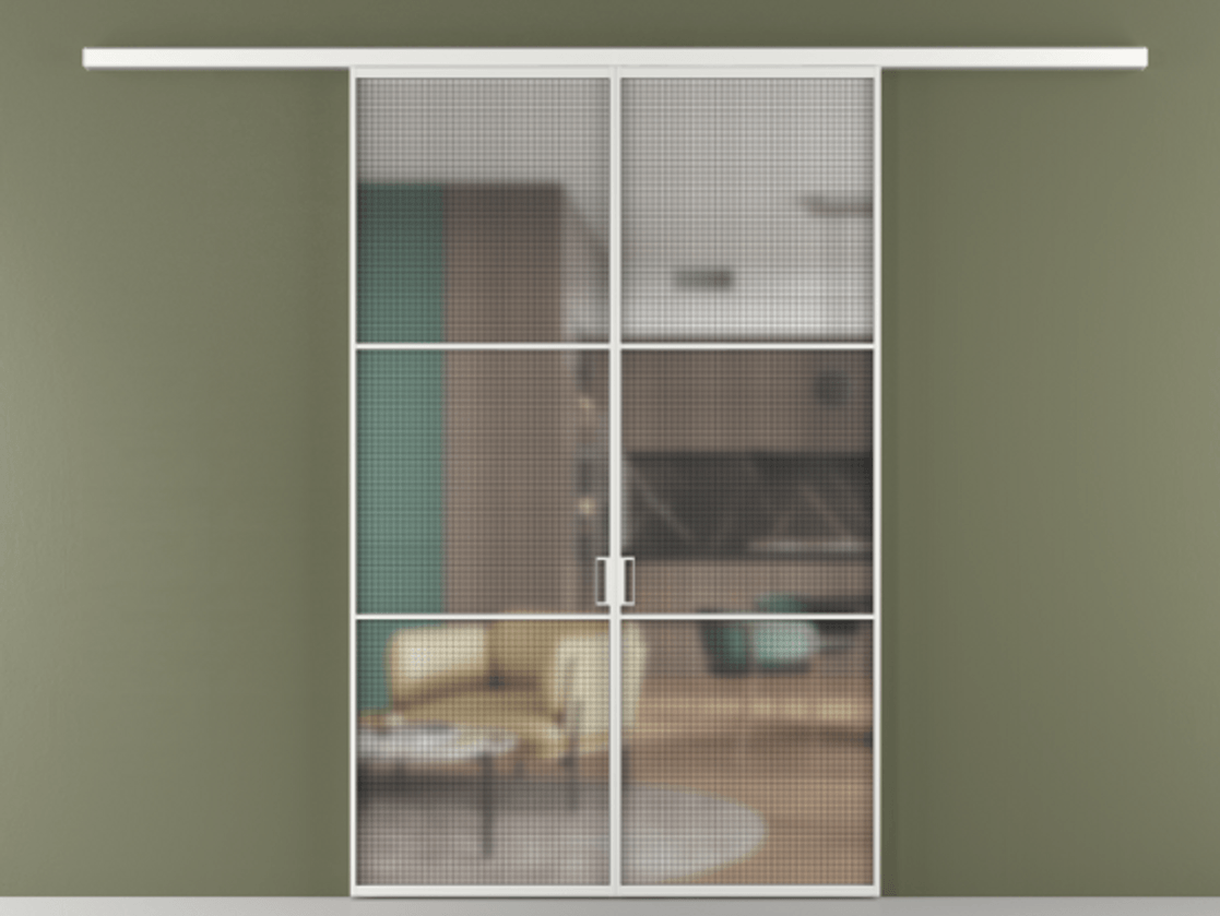 Перегородка Formato вдоль стены двустворчатая #VENDORCODE# #FURNISH# #GLASS# Цена #PRICE# #CURRENCY# | Volhovec