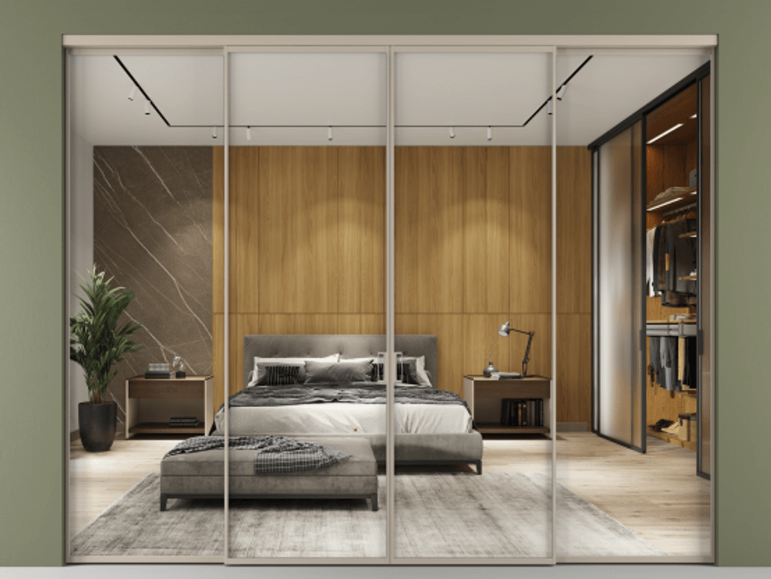 Перегородка Formato внутри проёма четырёхстворчатая #VENDORCODE# #FURNISH# #GLASS# Цена #PRICE# #CURRENCY#  | Volhovec