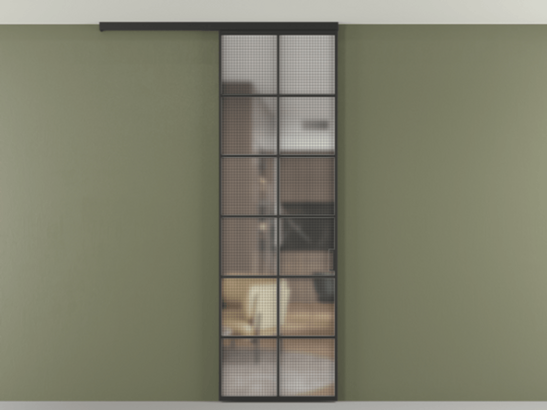 Перегородка Formato вдоль стены на потолок одностворчатая #VENDORCODE# #FURNISH# #GLASS# Цена #PRICE# #CURRENCY# | Volhovec