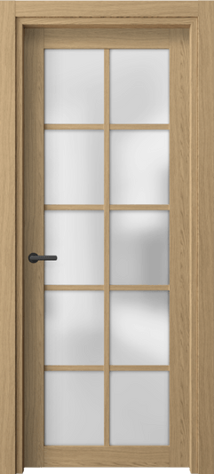 Дверь межкомнатная 2106 ЖМД САТ. Цвет Жемчужный дуб. Материал Ламинатин. Коллекция Нео. Картинка.
