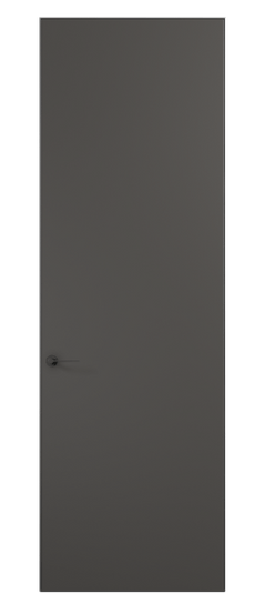 Дверь межкомнатная АКУ 0010 ПЭГФ. Цвет ПЭТ графитовый. Материал ПЭТ. Коллекция Planum Pro. Картинка.