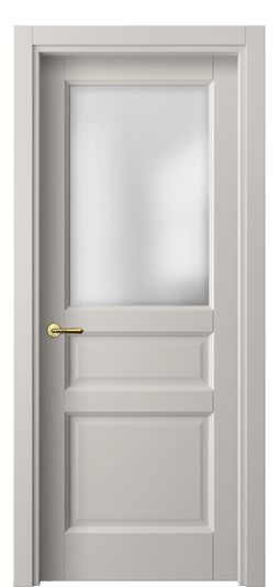 Дверь межкомнатная 1432 МОС САТ. Цвет Матовый облачно-серый. Материал Гладкая эмаль. Коллекция Галант. Картинка.