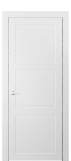 Дверь межкомнатная АКП 8003 МБЛ Матовый белоснежный. Цвет Матовый белоснежный. Материал Гладкая эмаль. Коллекция Нео Классик. Картинка.