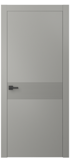 Дверь межкомнатная АКП 8041 МНСР Матовый нейтральный серый. Цвет Матовый нейтральный серый. Материал Гладкая эмаль. Коллекция Linea. Картинка.