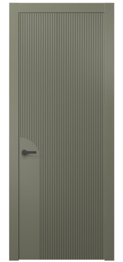 Дверь межкомнатная 8625 МОТ . Цвет Матовый оливковый тёмный. Материал Гладкая эмаль. Коллекция Dune. Картинка.