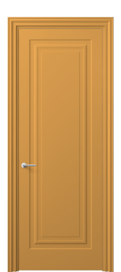 Дверь межкомнатная 8401 Пастельно-жёлтый RAL 1034. Цвет RAL Пастельно-жёлтый RAL 1034. Материал Гладкая эмаль. Коллекция Маскот. Картинка.