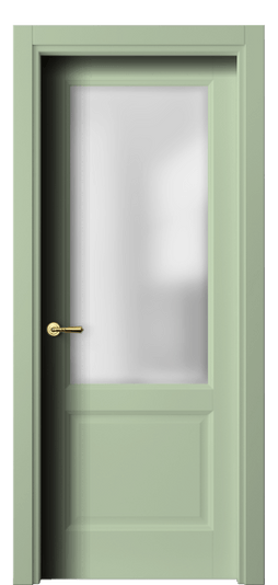 Дверь межкомнатная 1422 NCS S 1510-G20Y. Цвет NCS NCS S 1510-G20Y. Материал Гладкая эмаль. Коллекция Галант. Картинка.