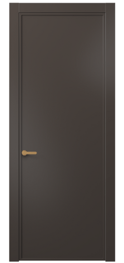 Дверь межкомнатная 8601 МАН . Цвет Матовый антрацит. Материал Гладкая эмаль. Коллекция Фрэйм. Картинка.