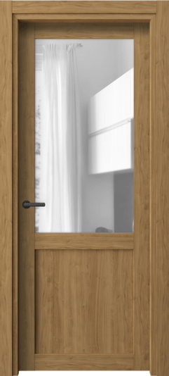 Дверь межкомнатная 2122 ГОР ПРОЗ. Цвет Грецкий орех. Материал Ламинатин. Коллекция Neo. Картинка.