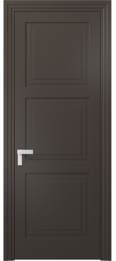 Дверь межкомнатная 8331 МАН. Цвет Матовый антрацит. Материал Гладкая эмаль. Коллекция Рокка. Картинка.