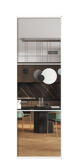 Межкомнатная дверь АЛПЛ040.03 Crystalvision БЕЛ. Цвет Алюминий Белый. Материал Алюминий. Коллекция Formato. Фото. Дверь межкомнатная АЛПЛ040.03 Crystalvision БЕЛ. Цвет Алюминий Белый. Материал Алюминий. Коллекция Formato. Картинка.