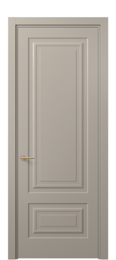 Дверь межкомнатная 8441 МБСК. Цвет Матовый бисквитный. Материал Гладкая эмаль. Коллекция Маскот. Картинка.