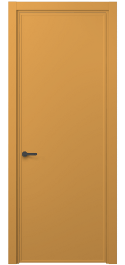 Дверь межкомнатная 8601 Пастельно-жёлтый RAL 1034. Цвет RAL Пастельно-жёлтый RAL 1034. Материал Гладкая эмаль. Коллекция Frame. Картинка.