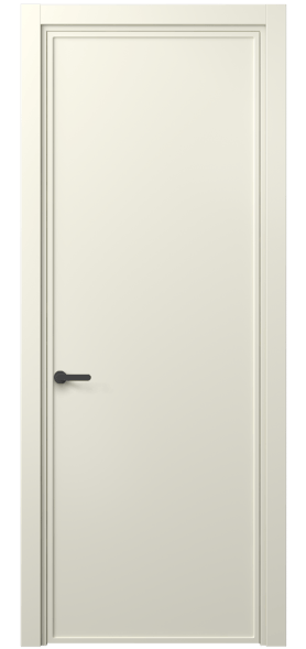 Дверь межкомнатная 8601 ММБ . Цвет Матовый молочно-белый. Материал Гладкая эмаль. Коллекция Фрэйм. Картинка.