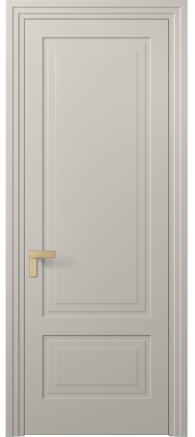 Дверь межкомнатная 8341 МСБЖ. Цвет Матовый светло-бежевый. Материал Гладкая эмаль. Коллекция Рокка. Картинка.