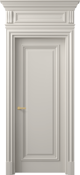 Дверь межкомнатная 7301 МОС. Цвет Матовый облачно-серый. Материал Гладкая эмаль. Коллекция Антик. Картинка.
