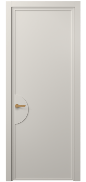 Дверь межкомнатная 8604 МОС . Цвет Матовый облачно-серый. Материал Гладкая эмаль. Коллекция Фрэйм. Картинка.